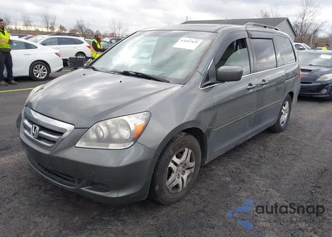 2007 Honda Odyssey Ex-L from USA, damaged, VIN 5FNRL38617B451975